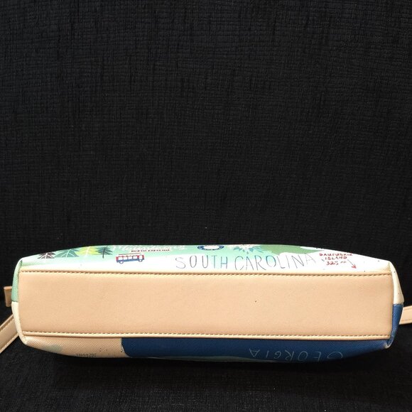 Spartina 449 Blue Ridge Mountains Crossbody Bag - Picture 9 of 11